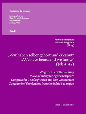 cover image of „Wir haben selber gehört und erkannt"--„We have heard and we know" (Joh 4, 42)